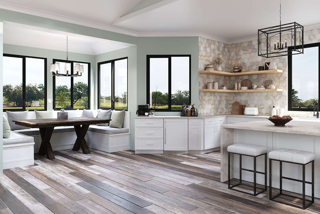 Ply Gem West Pro 200 slider windows with black interior finish