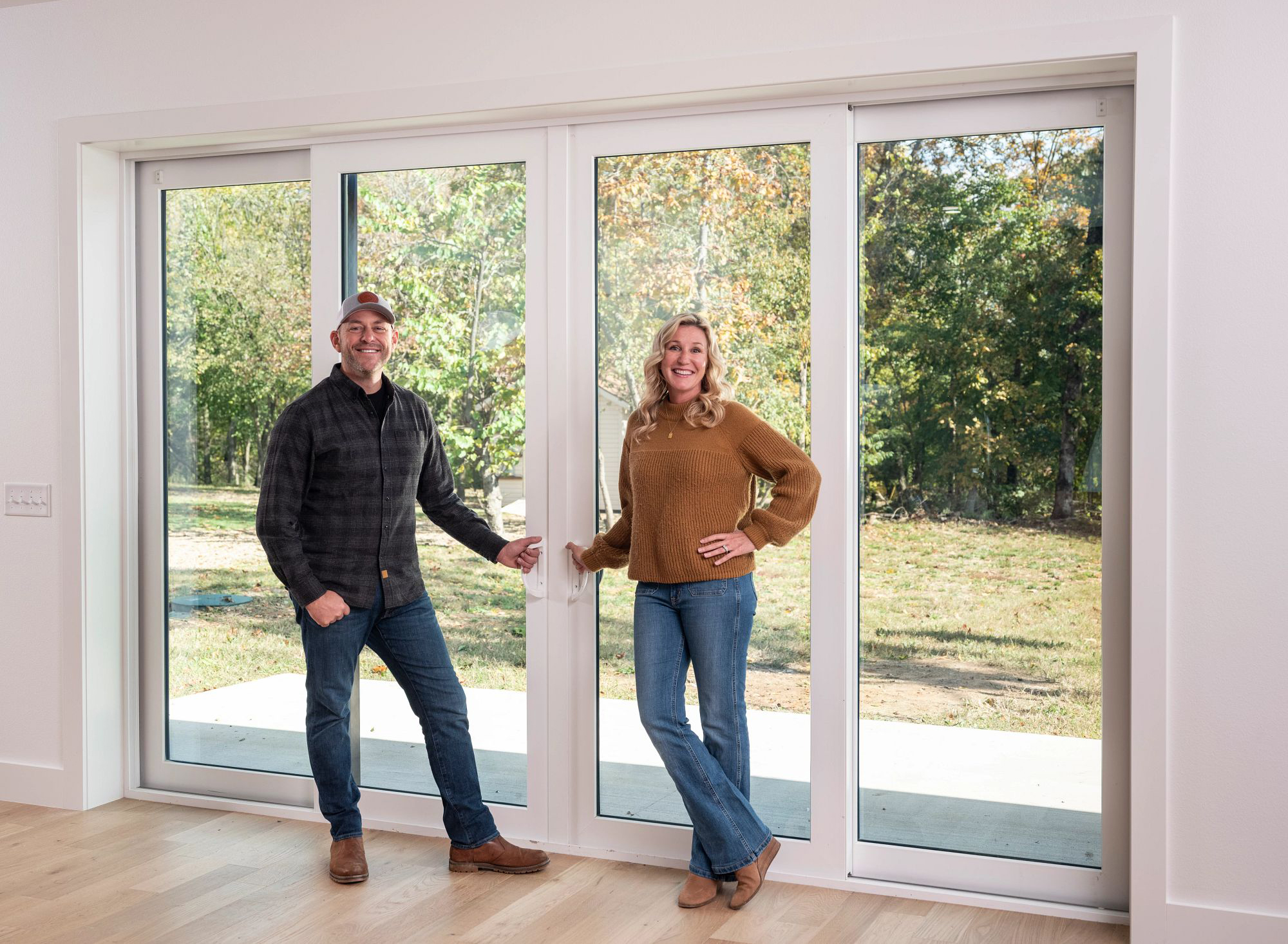 From Safe Room to Safe House: A New Approach to Resilient Homebuilding 2 high velocity rated Ply Gem perspective 4 panel bi parting impact doors